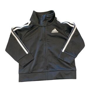 Adidas Baby Clothes Black White Classic Stripe Track Jacket light Baby Jacket